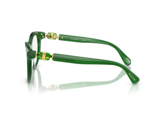 26FW 스와로브스키 선글라스 그린 0Sk2036 반투명 캣아이 - SWAROVSKI