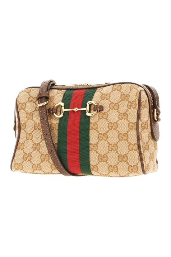 26FW 구찌 구찌 홀스빗 웹 스몰 카메라백 A008PZFAFV9 9653 EBONY - GUCCI