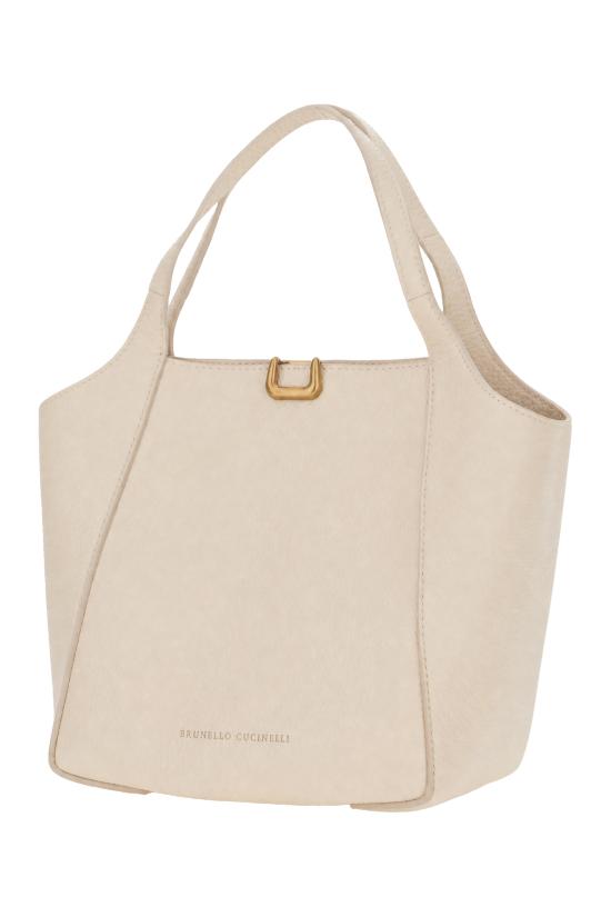 26FW 브루넬로 쿠치넬리 토트백 MBDKB2840 C8905 IVORY - BRUNELLO CUCINELLI