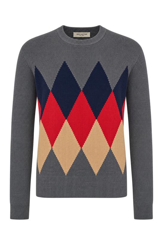 26FW 발렌타인 스웨터 B2P00014W02 95032 Grigio