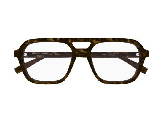26FW 생로랑 선글라스 SL 905 옵트 더블 브릿지 호피무늬 오버사이즈 - SAINT LAURENT