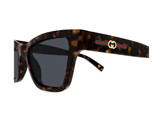 26FW 구찌 선글라스 골드 GG1982S 호피무늬 오버사이즈 스퀘어 - GUCCI