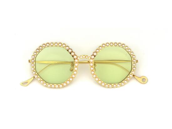 26SS 아이페타이저 선글라스 골드 조던 펄 라운드 - EYEPETIZER
