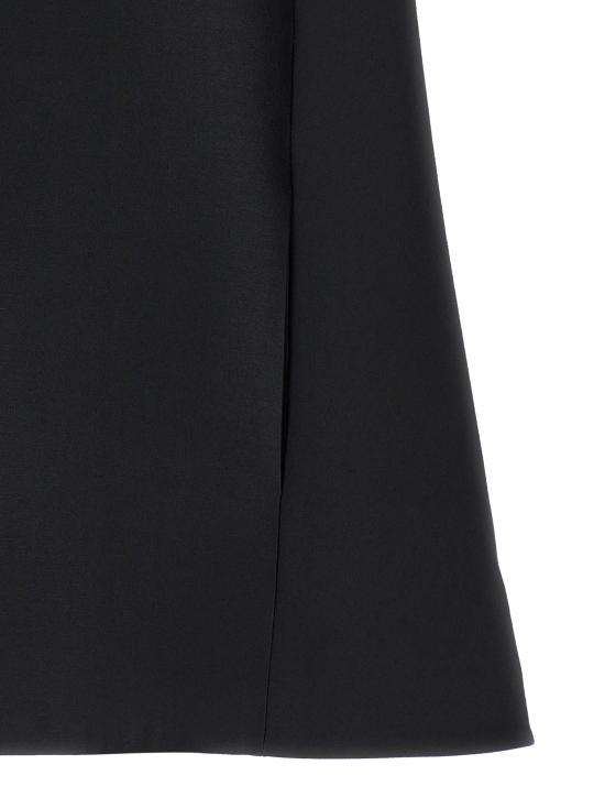 26FW 발렌시아가 A-라인 울 드레스 A009P3TUT221000 Black - BALENCIAGA