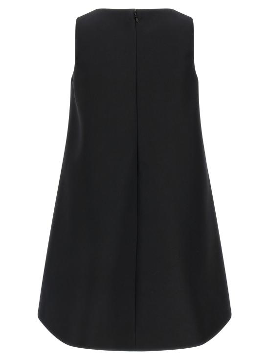 26FW 발렌시아가 A-라인 울 드레스 A009P3TUT221000 Black - BALENCIAGA
