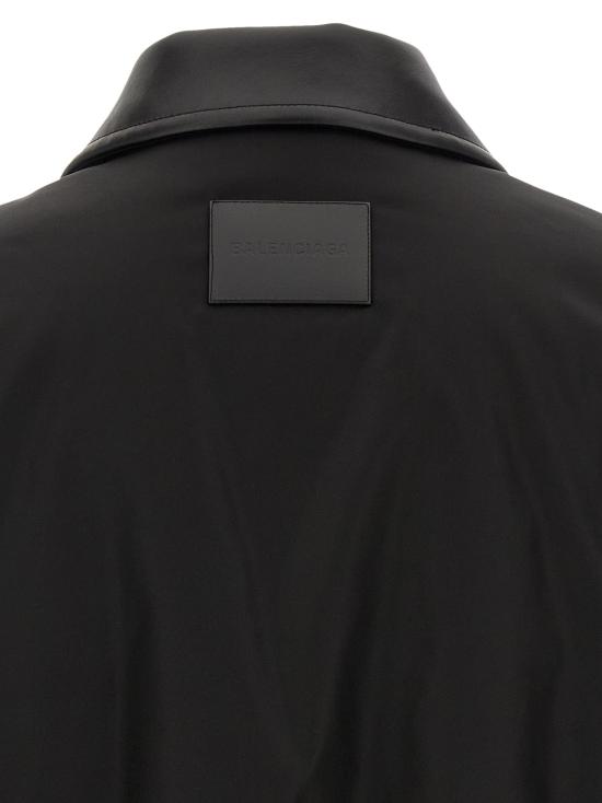 26FW 발렌시아가 코쿤 보머 재킷 A009J9TUO211000 Black - BALENCIAGA