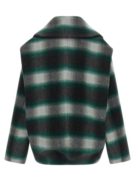26FW 발렌시아가 워크웨어 코쿤 아우터웨어 A009IUTUU573010 Green - BALENCIAGA