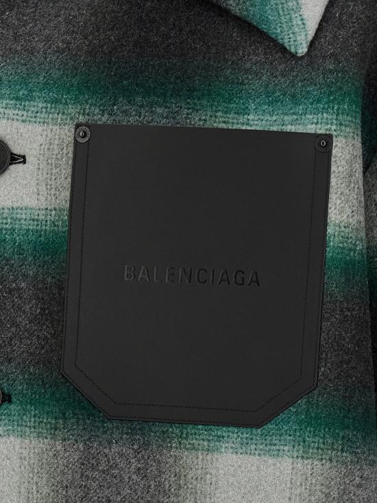 26FW 발렌시아가 워크웨어 코쿤 아우터웨어 A009IUTUU573010 Green - BALENCIAGA
