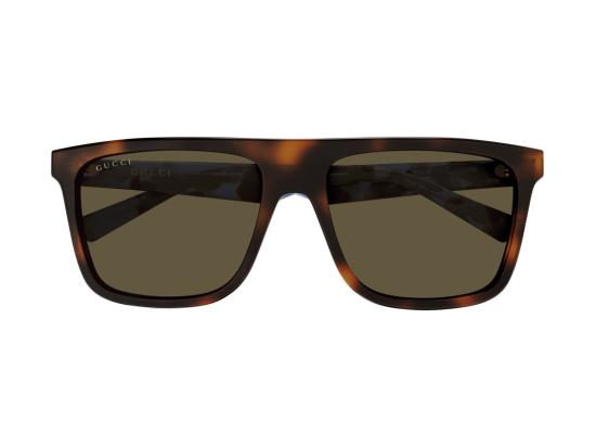 26SS 구찌 선글라스 블루 GG2182S 패턴 호피무늬 볼드 스퀘어 - GUCCI