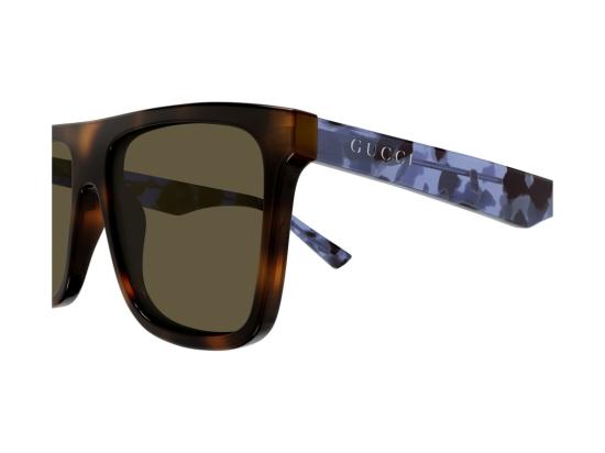 26SS 구찌 선글라스 블루 GG2182S 패턴 호피무늬 볼드 스퀘어 - GUCCI