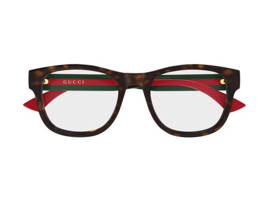 26FW 구찌 선글라스 Gg0004onn 줄무늬 호피무늬 볼드 스퀘어 안경 - GUCCI