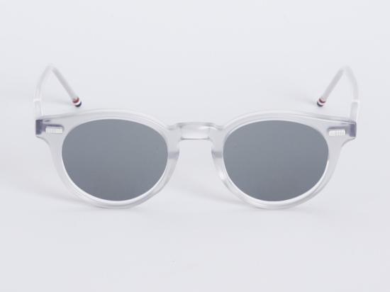 26SS 톰브라운 선글라스 그레이 UES404A 투명 원형 아세테이트 - THOM BROWNE