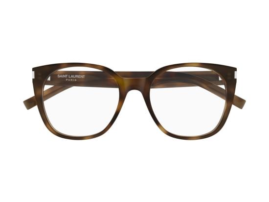 26FW 생로랑 선글라스 실버 SL 897 호피무늬 오버사이즈 스퀘어 - SAINT LAURENT