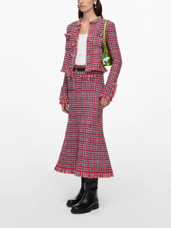 26FW 셀프 포트레이트 스커트 AW26146MSKRRED - SELF PORTRAIT