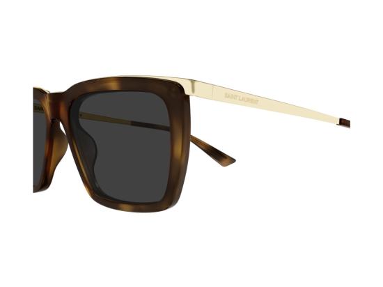 26FW 생로랑 선글라스 SL 765 볼드 토터스쉘 아세테이트 스퀘어 - SAINT LAURENT