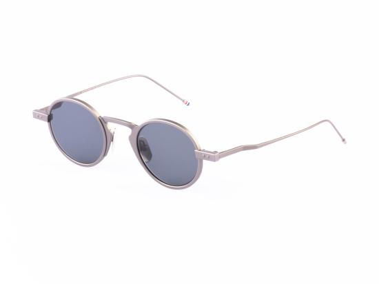 26SS 톰브라운 선글라스 UES931A 더블 브릿지 라운드 티타늄 - THOM BROWNE