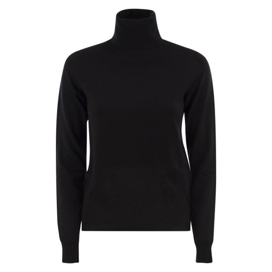 26FW 막스마라 스튜디오 터틀넥 2626366022600 BLACK