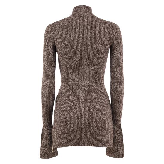 26FW 스포트막스 터틀넥 2622366142600 CHOCOLATE - SPORTMAX