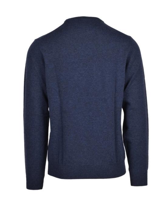 25FW 간트 니트웨어 크루넥 울 스웨터 (자수 로고 디테일) - GANT