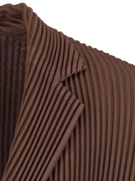 26FW 옴므 플리세 이세이 미야케 수트 자켓 HP68JD150 46 BROWN - HOMME PLISSE' ISSEY MIYAKE