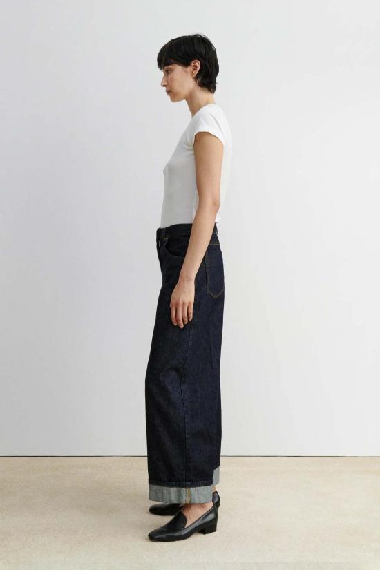  레이첼 코미 데님 팬츠 카르텔라 하이 콘트라스트 팬츠 로우 미션 데님 - RACHEL COMEY