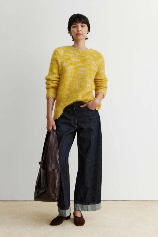  레이첼 코미 데님 팬츠 카르텔라 하이 콘트라스트 팬츠 로우 미션 데님 - RACHEL COMEY