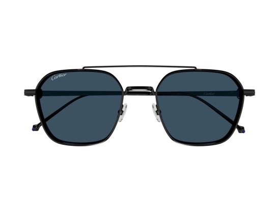 26FW 까르띠에 선글라스 Ct0618s 더블 브릿지 티타늄 기하학적 - CARTIER