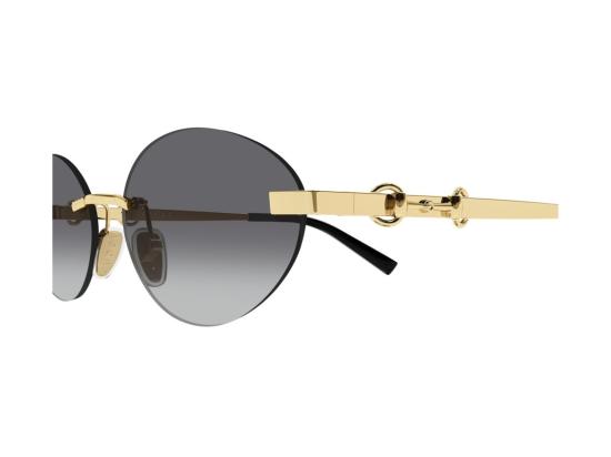 26FW 구찌 선글라스 골드 GG2051S 그라데이션 라운드 무테 - GUCCI