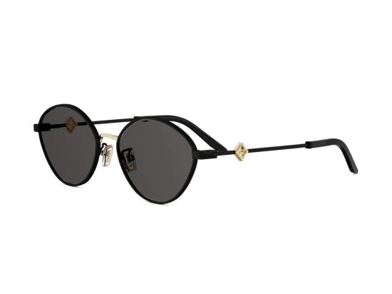 26SS 펜디 선글라스 골드 Fe40217u 원형 다크 렌즈 - FENDI