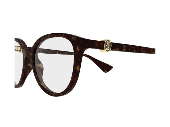 26FW 까르띠에 선글라스 골드 Ct0643o 호피무늬 아세테이트 원형 안경 - CARTIER
