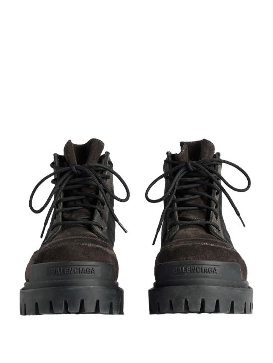 26FW 발렌시아가 컴뱃 스트라이크 로우 부츠 867708 WCB45 2010 BROWN BLACK - BALENCIAGA