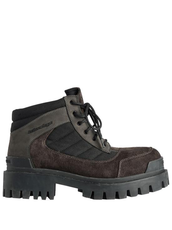26FW 발렌시아가 컴뱃 스트라이크 로우 부츠 867708 WCB45 2010 BROWN BLACK