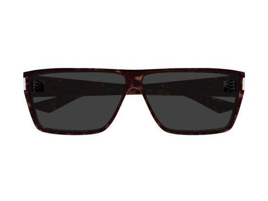 26FW 생로랑 선글라스 SL 757 볼드 호피무늬 오버사이즈 스퀘어 - SAINT LAURENT