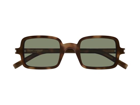 26FW 생로랑 선글라스 SL 332 볼드 토터스쉘 오버사이즈 스퀘어 - SAINT LAURENT