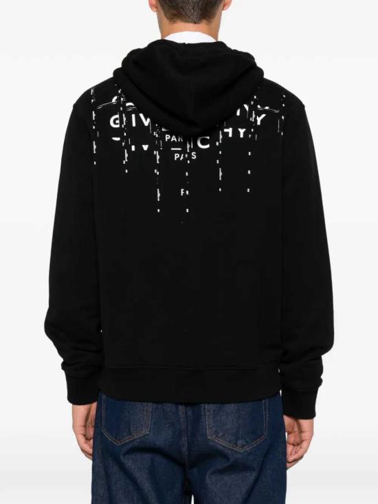26FW 지방시 후드 티셔츠 BMJ0NJ3YU8 001 BLACK - GIVENCHY