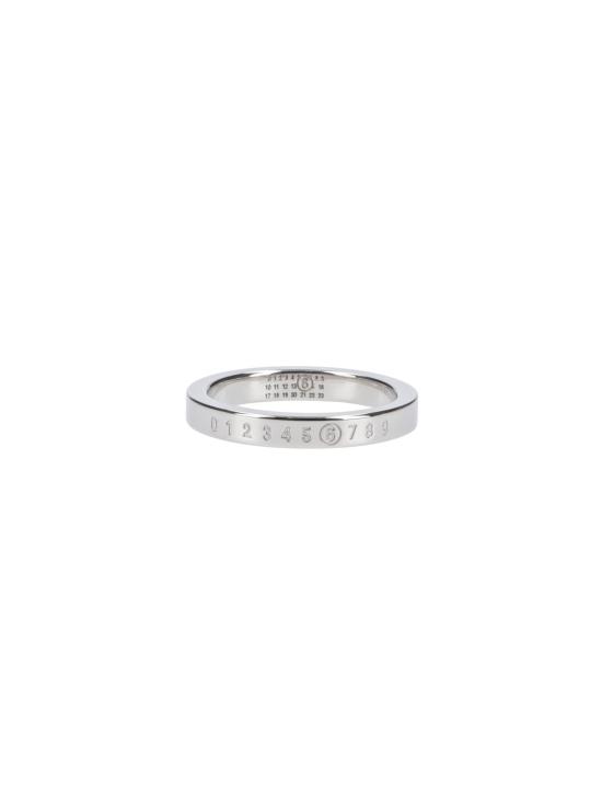26FW MM6 메종마르지엘라 뉴메릭 미니멀 시그니처 링 SM6UQ0059 P6469 951 SILVER