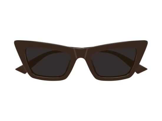 26FW 보테가베네타 선글라스 골드 Bv1446s 유광 아세테이트 오버사이즈 캣아이 - BOTTEGA VENETA