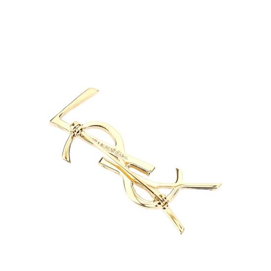 26FW 생로랑 오피움 YSL 브로치 748486Y1500 Gold - SAINT LAURENT