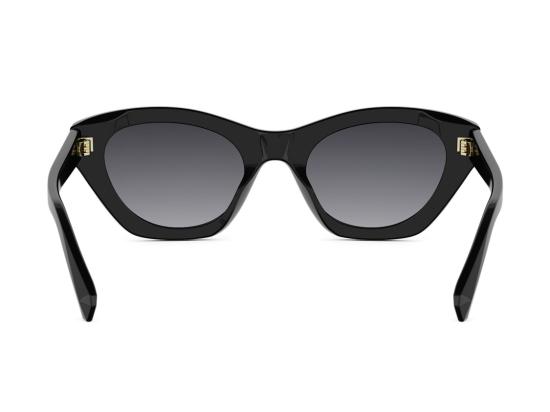 26SS 불가리 선글라스 글로시 블랙 Bv40099i 오버사이즈 캣아이 - BVLGARI