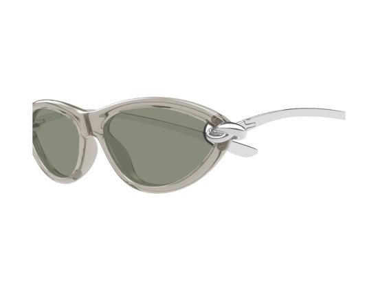 26FW 보테가베네타 선글라스 실버 Bv1390s 반투명 캣아이 - BOTTEGA VENETA