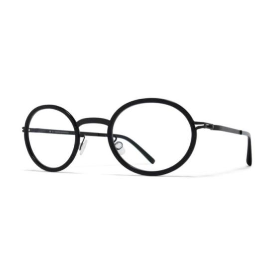 26SS 마이키타 안경 블랙 베르톨드 무광 아세테이트 원형 - MYKITA