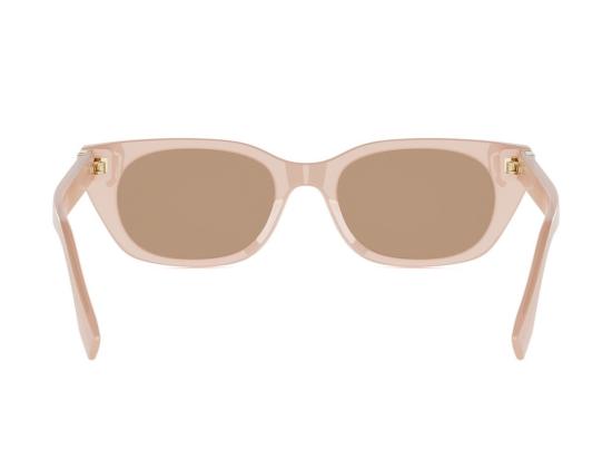 26SS 펜디 선글라스 반투명 누드 Fe40206i 오버사이즈 스퀘어 - FENDI