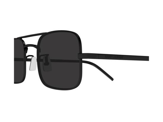 26FW 생로랑 선글라스 블랙 SL 331 더블 브릿지 무광 스퀘어 - SAINT LAURENT