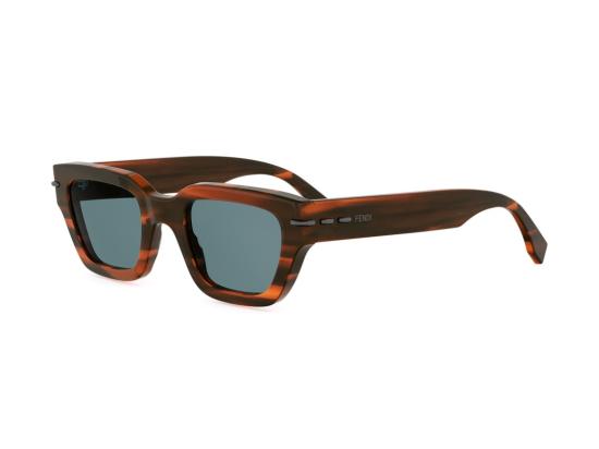 26SS 펜디 선글라스 Fe40191i 오버사이즈 스퀘어 호피무늬 아세테이트 - FENDI