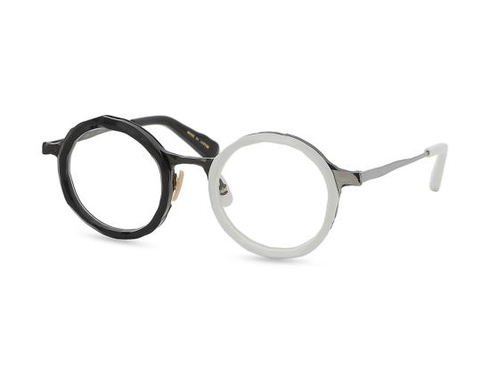 26SS 마사히로 마루야마 안경 Mm-0104 비대칭 패싯 티타늄 안경 - MASAHIRO MARUYAMA