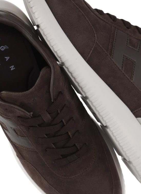 26FW 호간 스니커즈 HXM7090GB90PJQ279F Brown - HOGAN