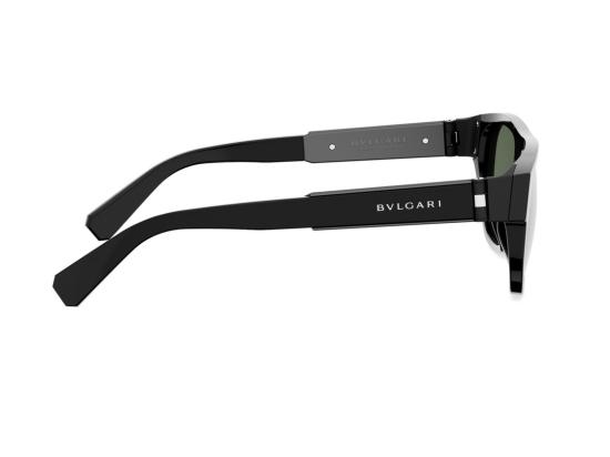 26SS 불가리 선글라스 블랙 Bv40072i 볼드 직사각형 아세테이트 - BVLGARI