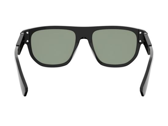 26SS 불가리 선글라스 블랙 Bv40072i 볼드 직사각형 아세테이트 - BVLGARI