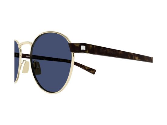 26FW 생로랑 선글라스 골드 SL 707 호피무늬 원형 - SAINT LAURENT