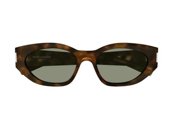 26SS 생로랑 선글라스 SL 638 호피무늬 오버사이즈 캣아이 - SAINT LAURENT